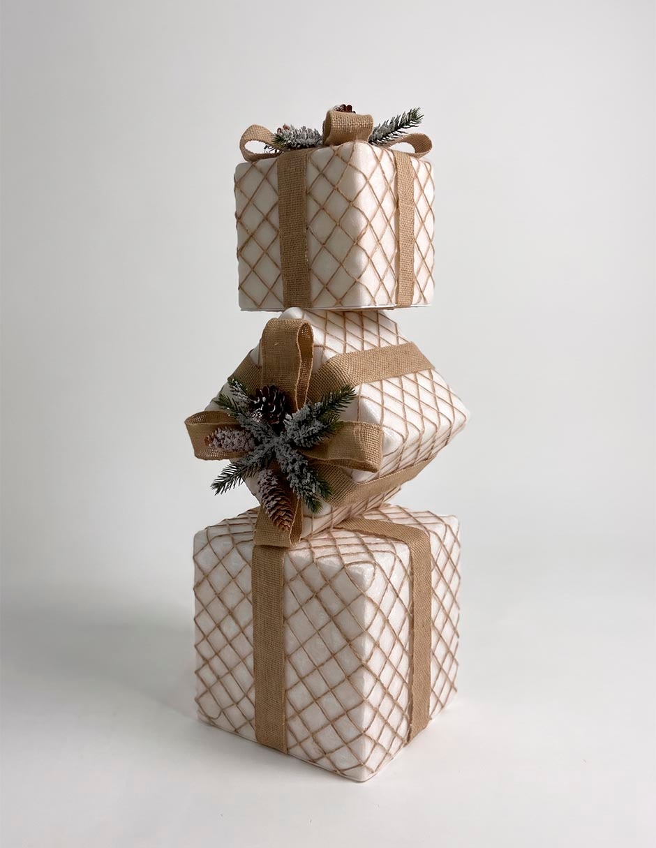 Figura decorativa navideña de regalo