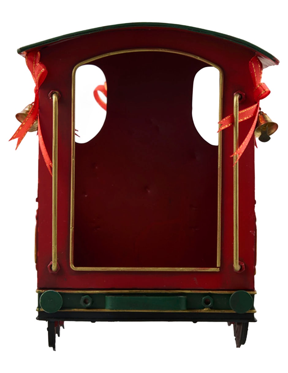 Figura decorativa navideña de tren 4