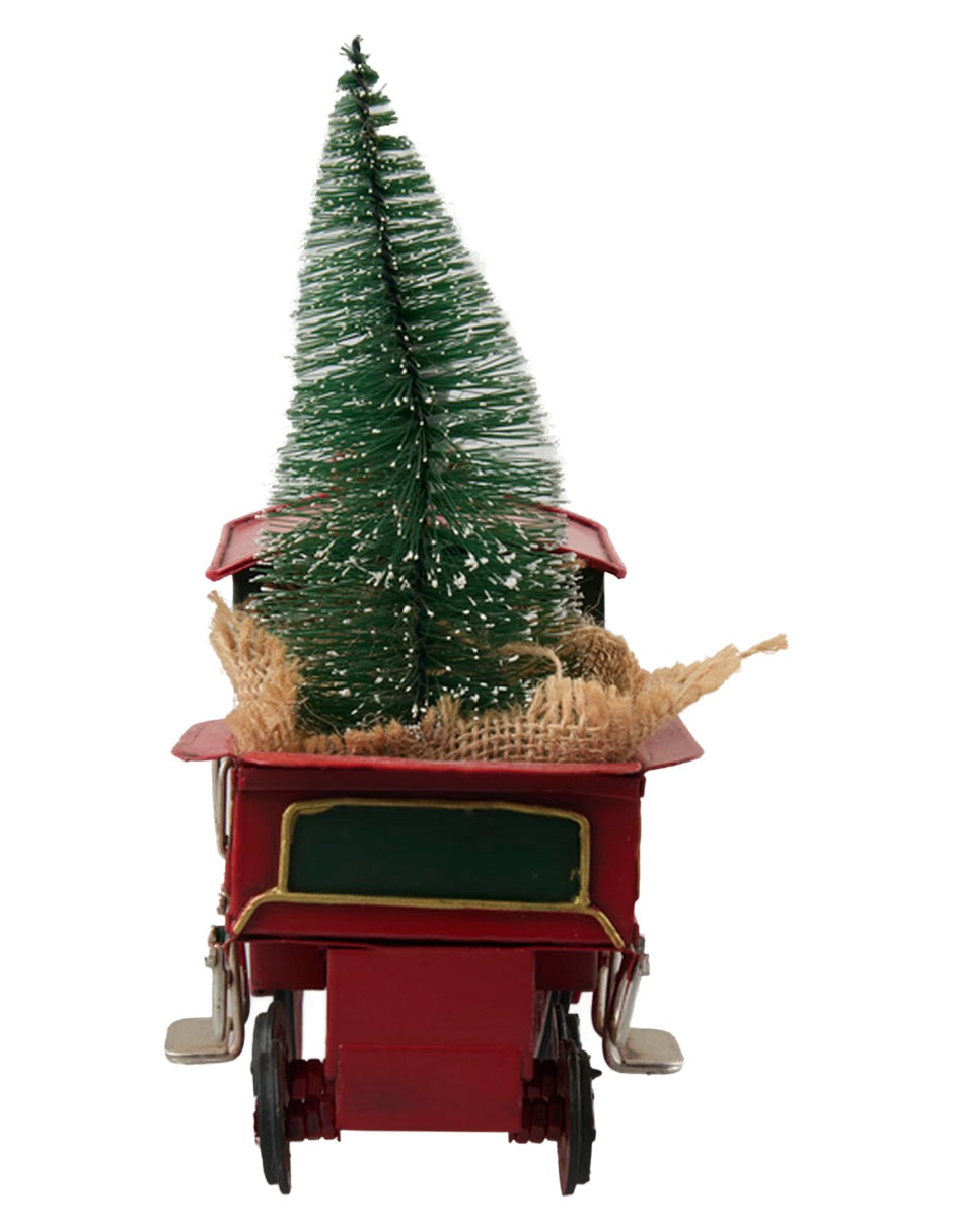 Figura decorativa navideña de tren 4