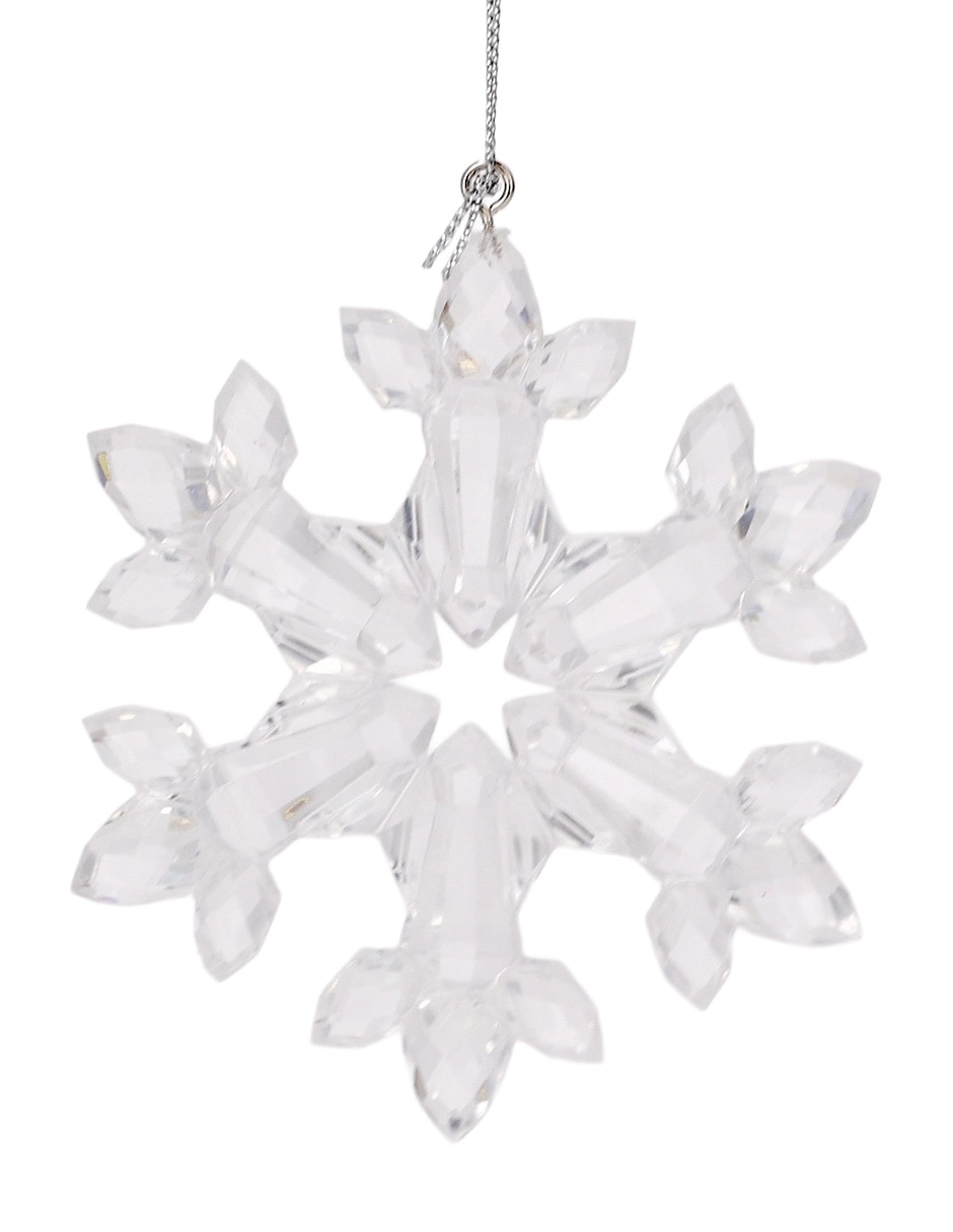 Ornamenti navideño copo de nieve 1