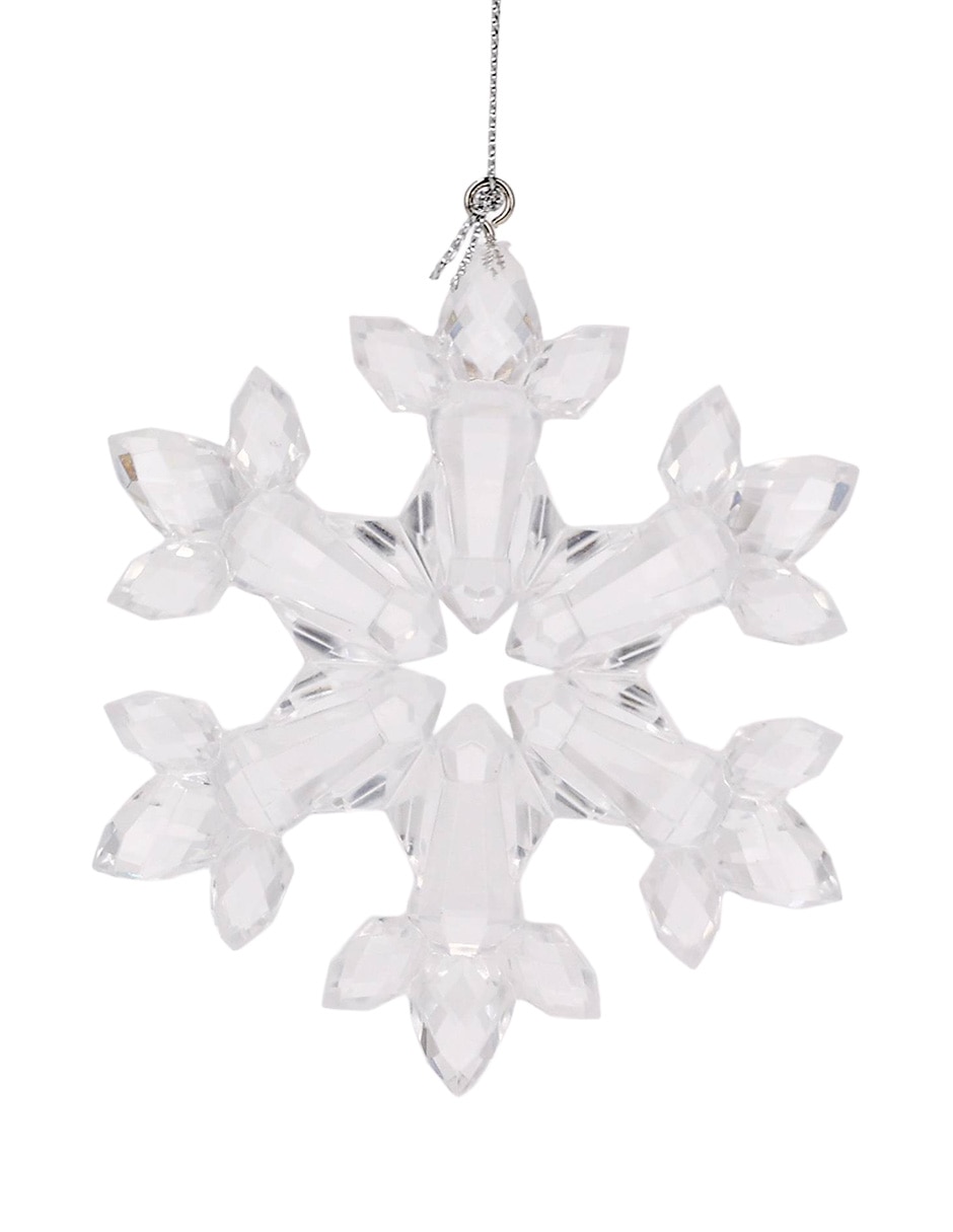 Ornamenti navideño copo de nieve 2