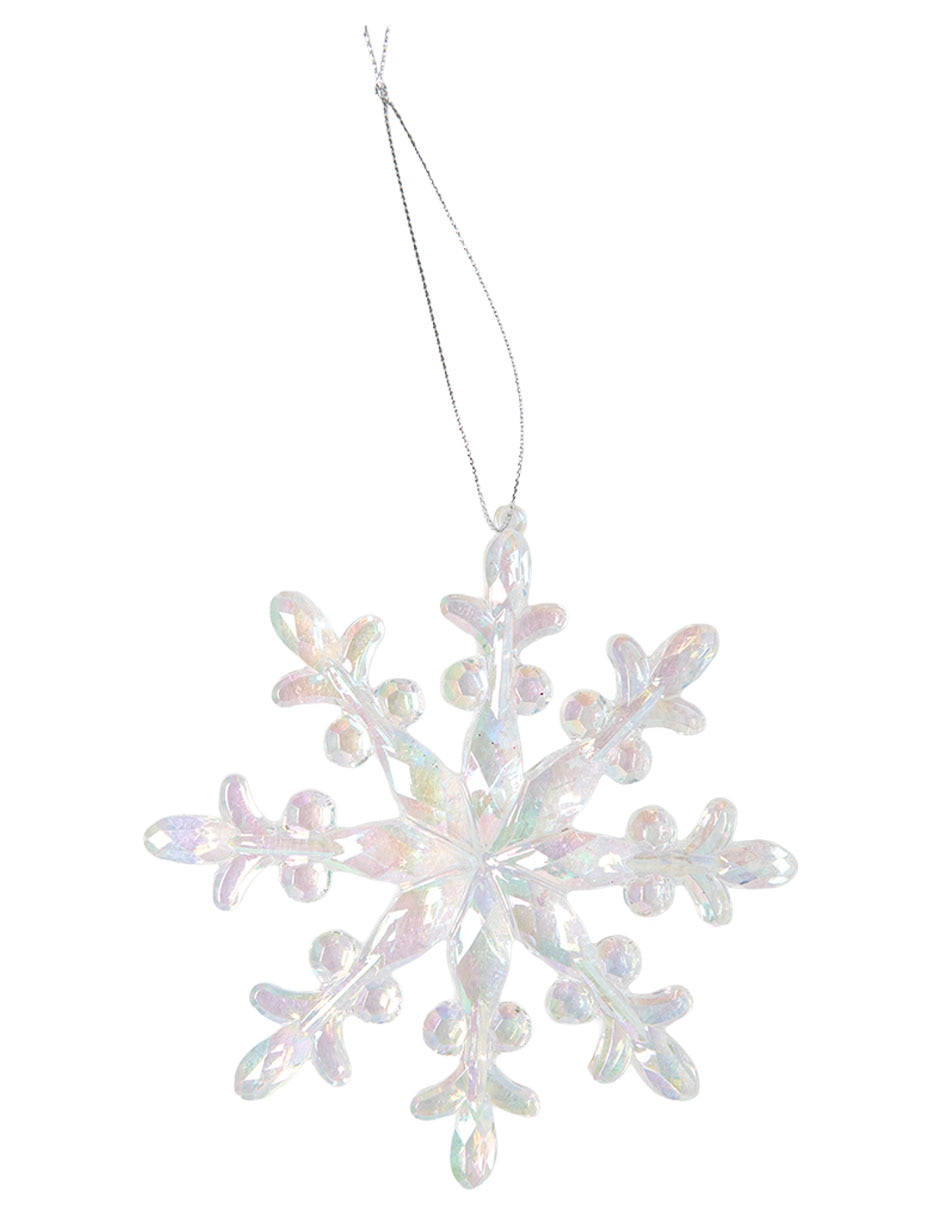 Ornamento navideño de copo de nieve 1