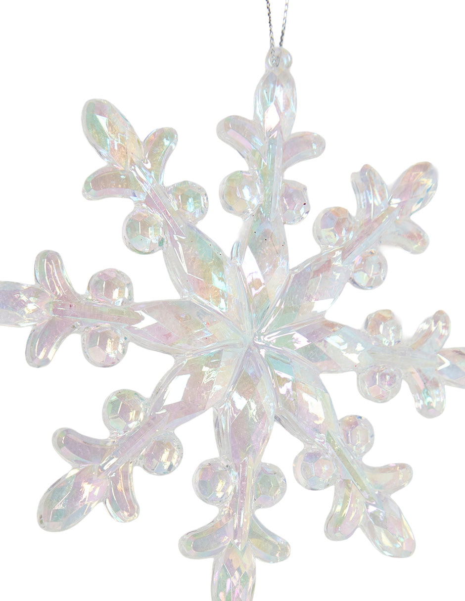 Ornamento navideño de copo de nieve