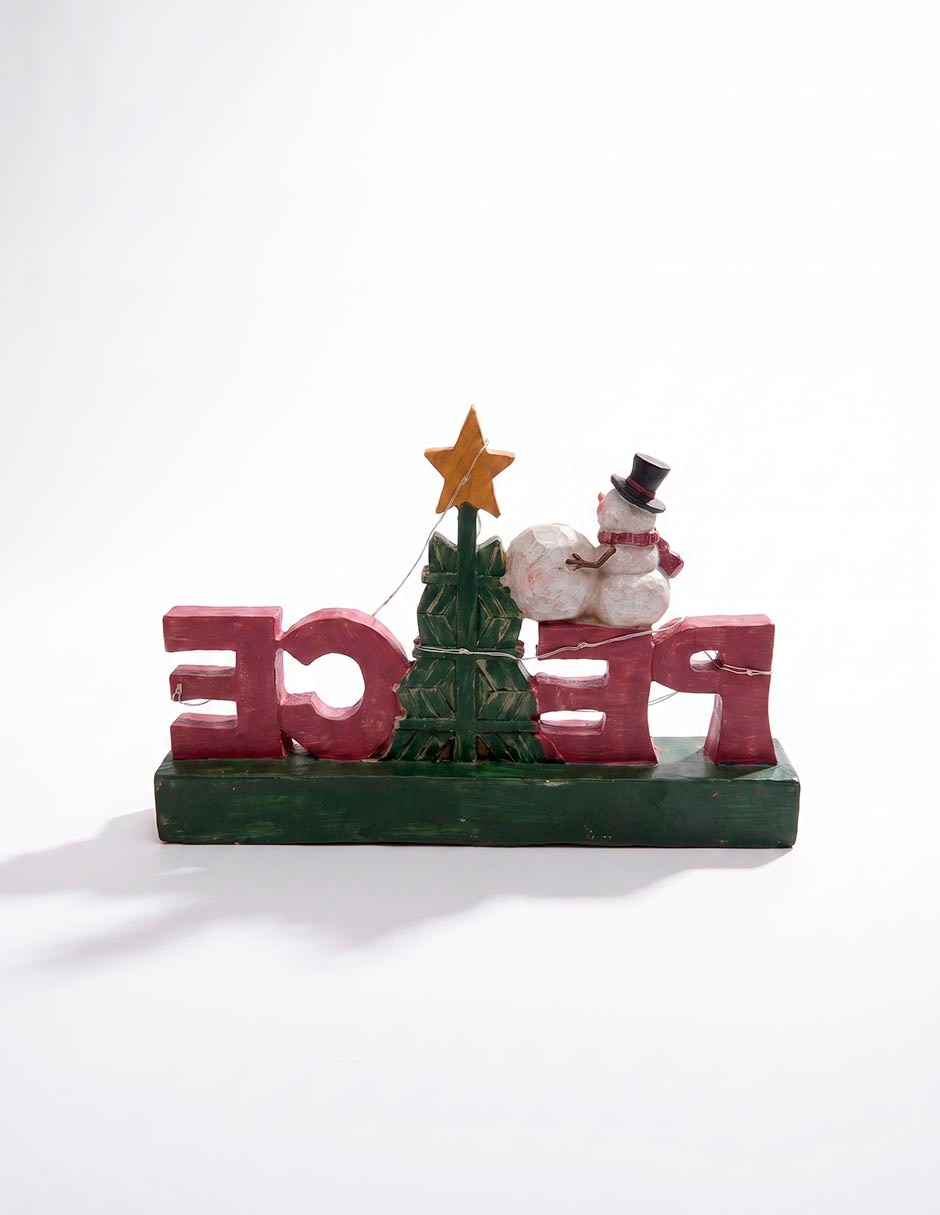 Figura decorativa navideña de cerámica 4