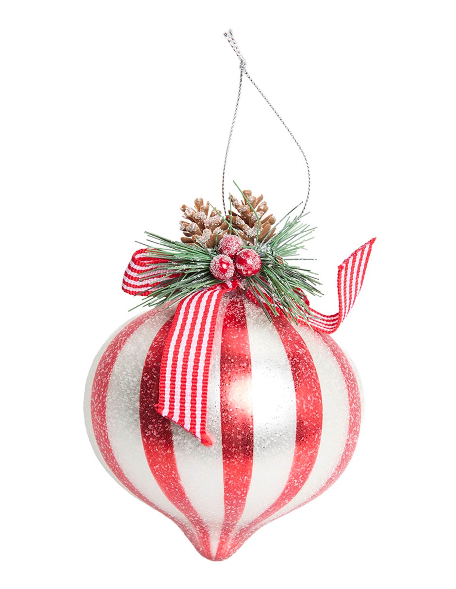 Ornamento navideño ovalado 1