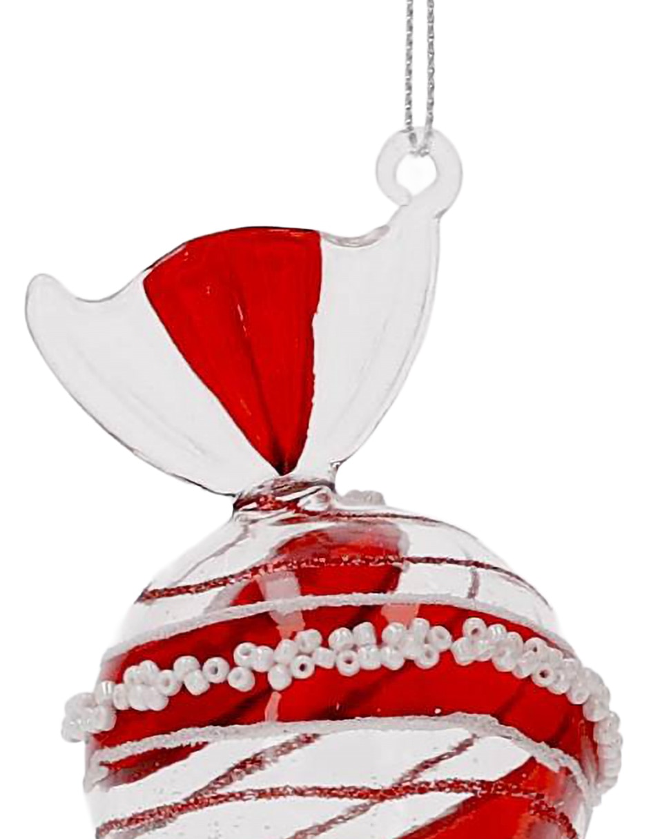 Ornamento navideño de dulce