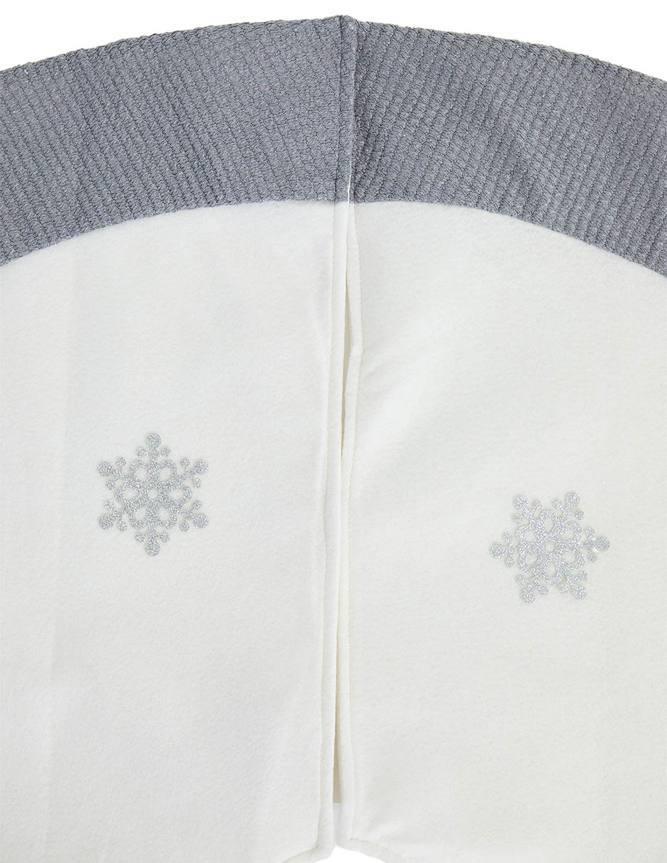 Pie de árbol navideño estampado navideño 3