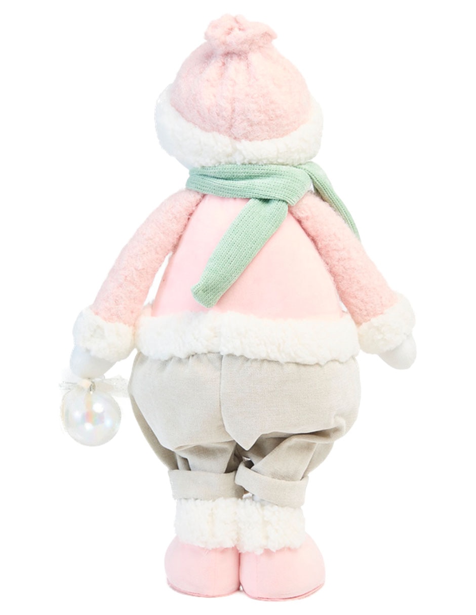 Figura decorativa navideña de muñeco nieve 3