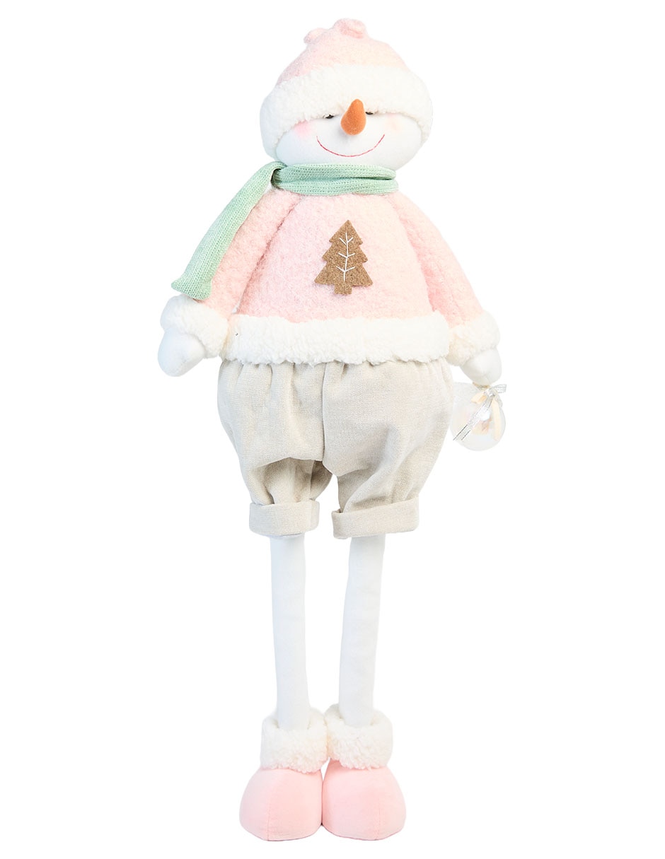 Figura decorativa navideña de muñeco nieve 5