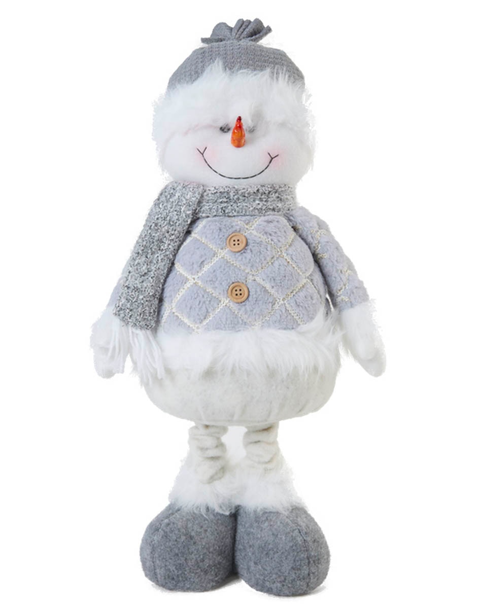 Figura decorativa navideña de muñeco nieve Figura decorativa navideña de muñeco nieve