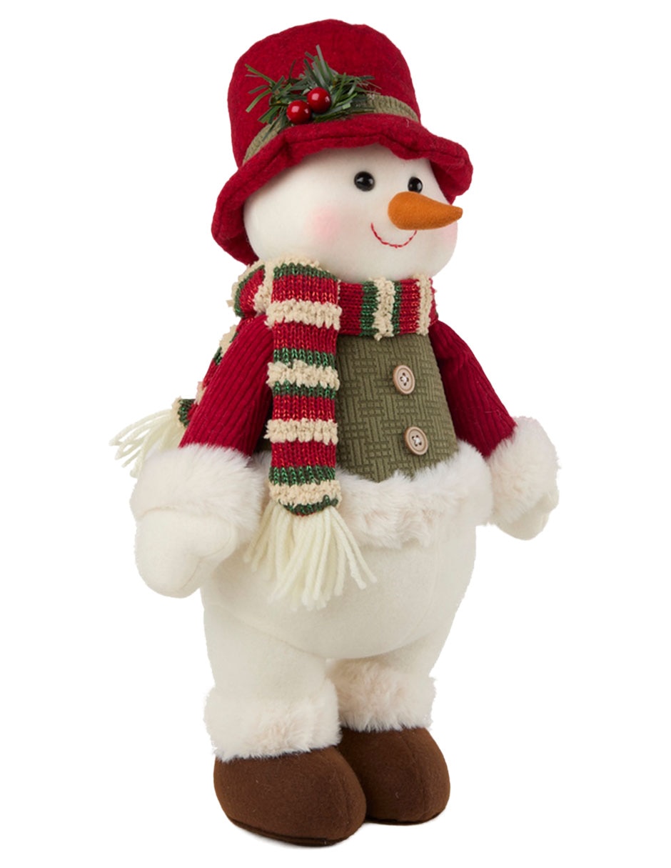 Figura decorativa navideña de muñeco nieve 2