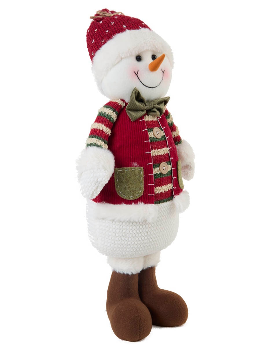 Figura decorativa navideña de muñeco nieve 2