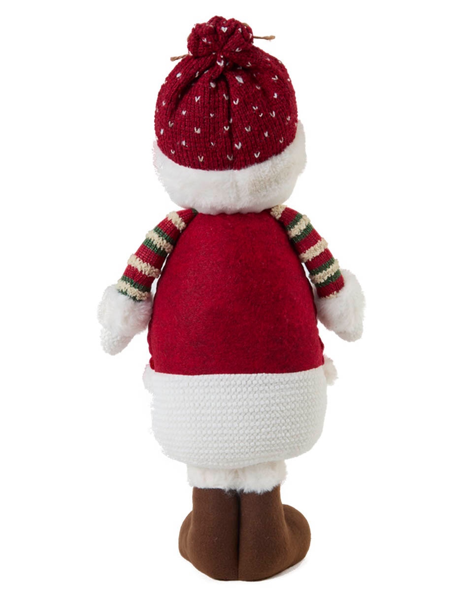 Figura decorativa navideña de muñeco nieve 3