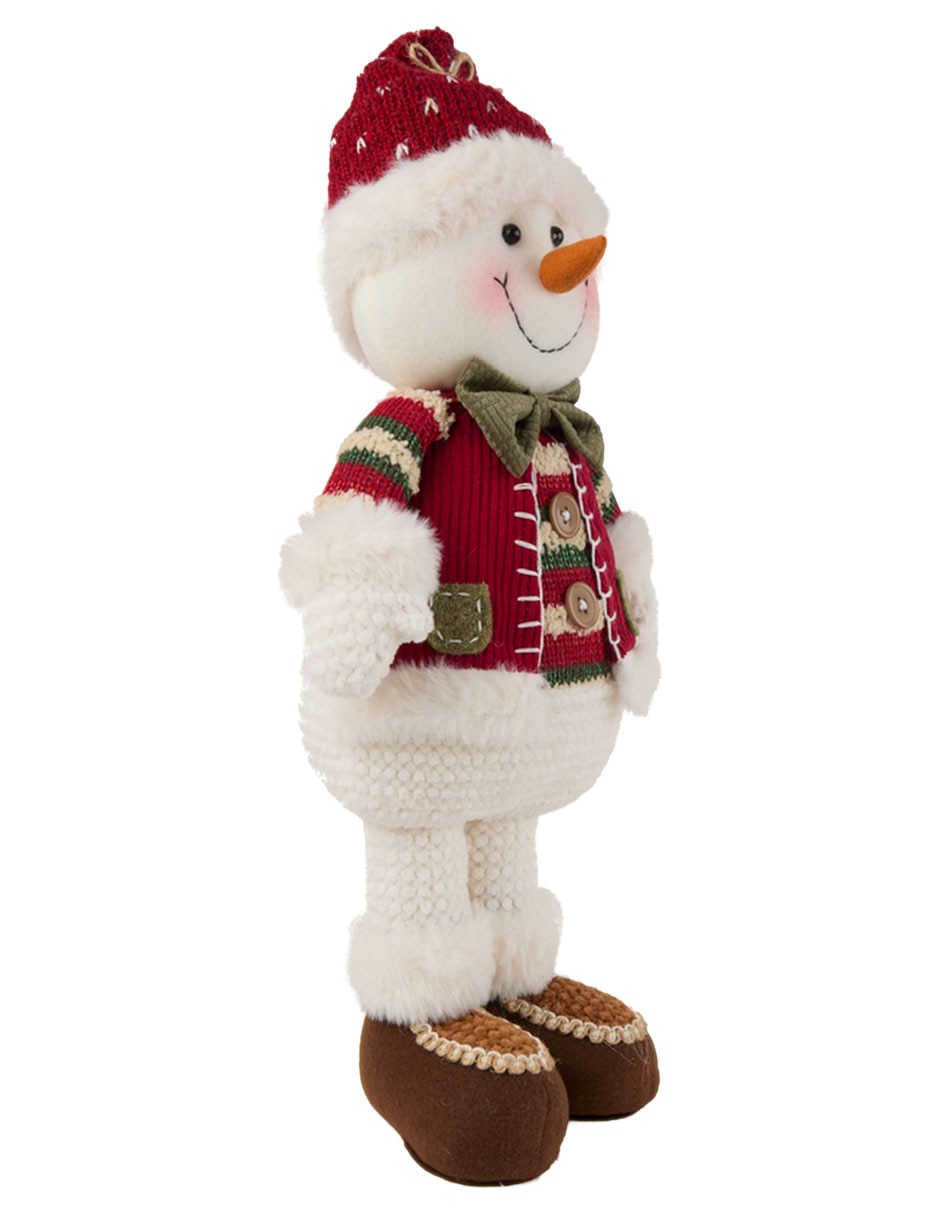 Figura de tela de muñeco nieve 2
