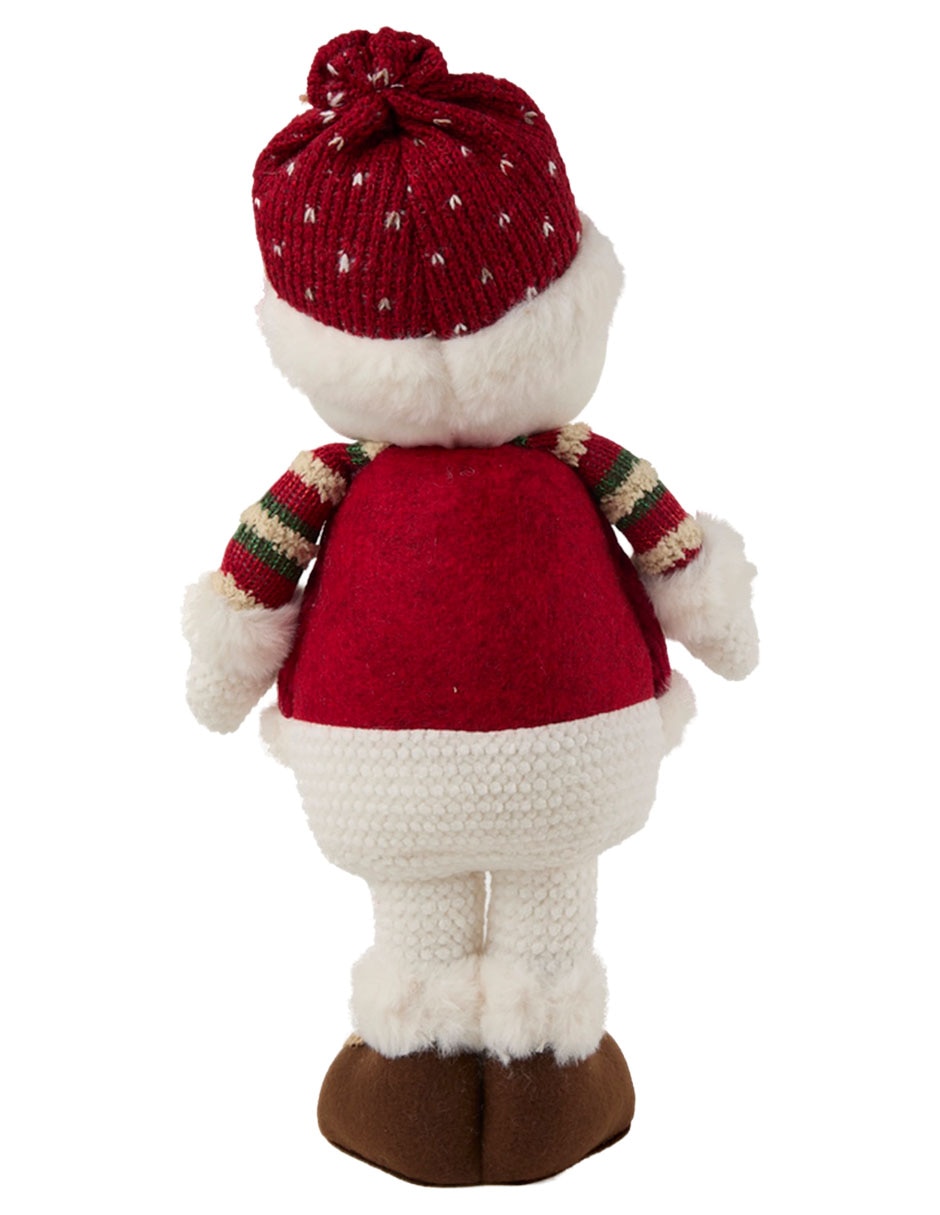 Figura de tela de muñeco nieve 3