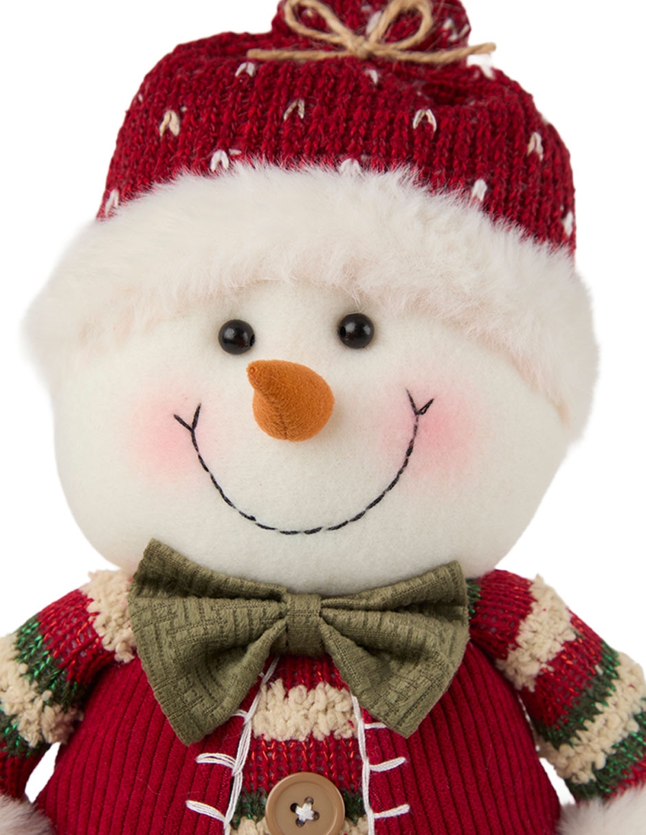 Figura de tela de muñeco nieve 4
