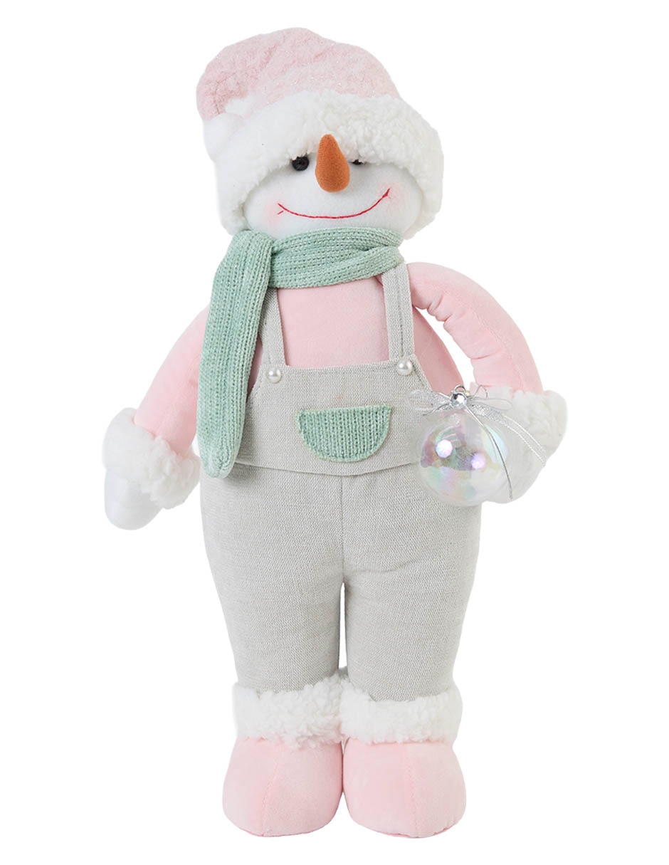 Figura decorativa navideña de muñeco nieve Figura decorativa navideña de muñeco nieve