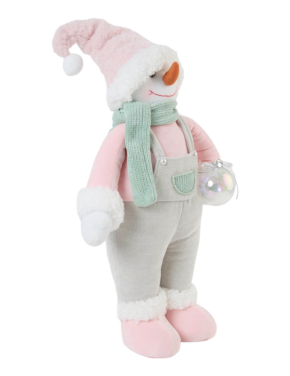 Figura decorativa navideña de muñeco nieve 2