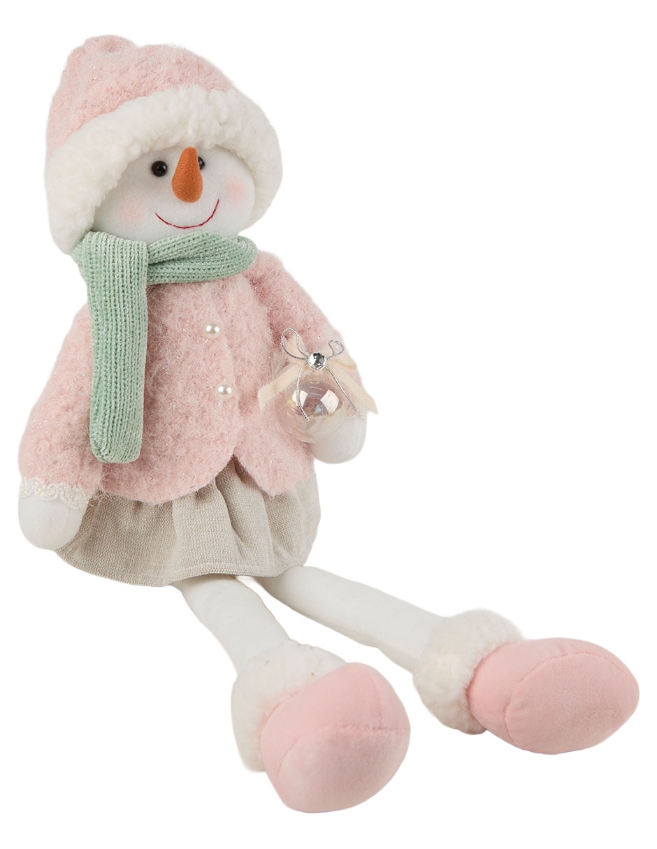 Figura decorativa navideña de muñeco nieve 2