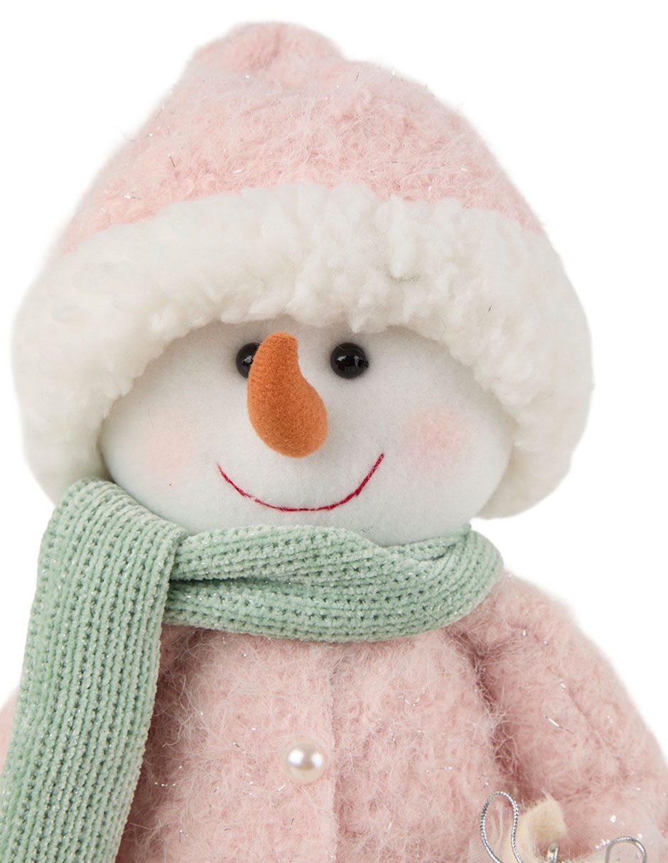 Figura decorativa navideña de muñeco nieve 4