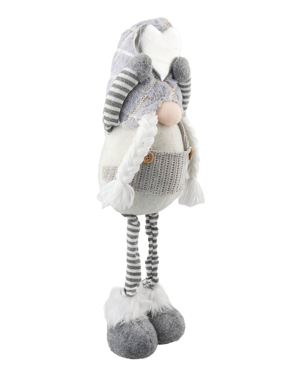 Figura decorativa navideña de gnomo Metallic 2