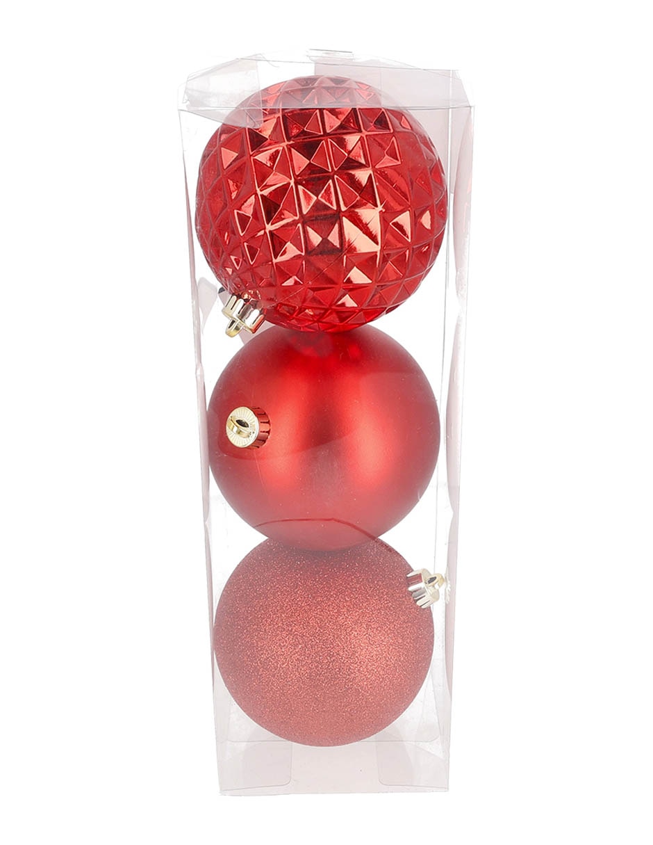 Set de esfera navideña con 3 piezas 1