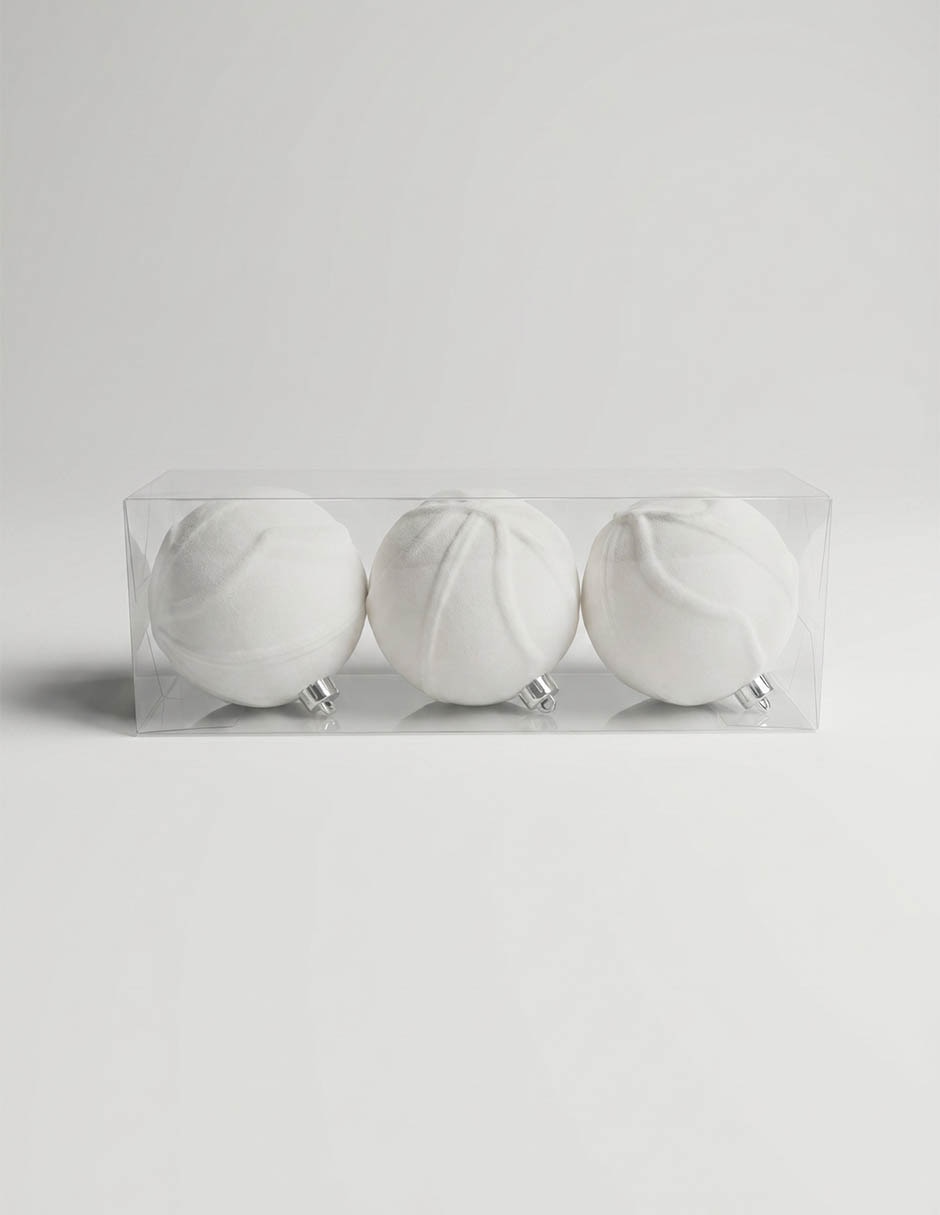 Set de esfera navideña con 3 piezas 1