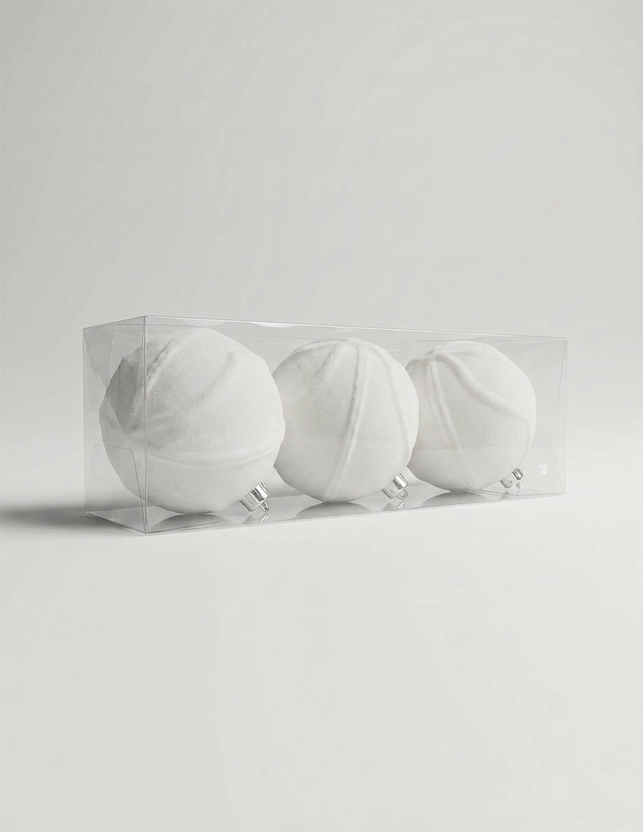Set de esfera navideña con 3 piezas 2
