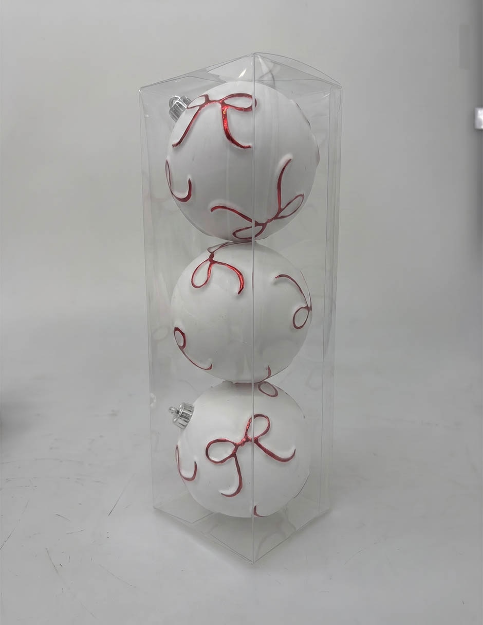 Set esfera navideña con 3 piezas 3