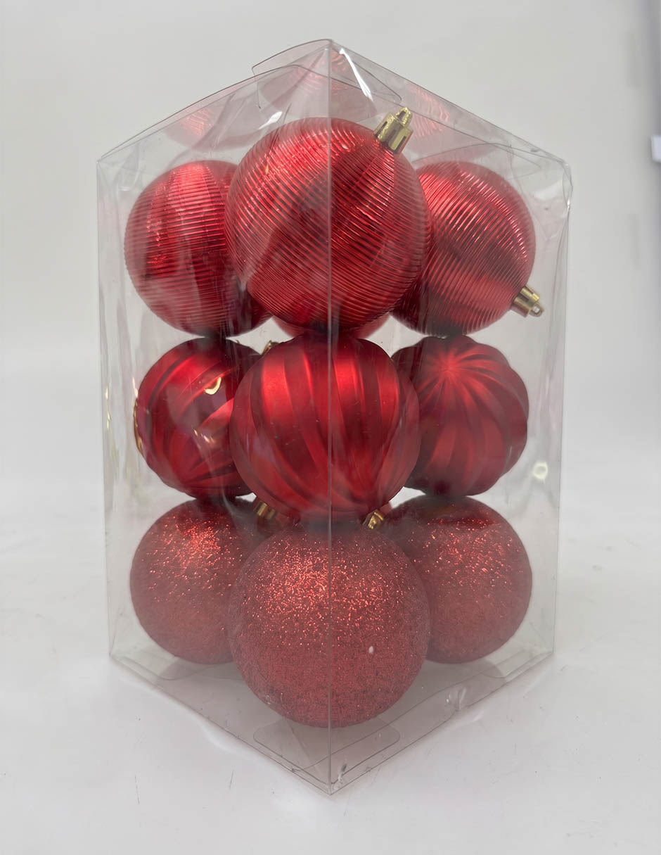 Set esfera navideña con 12 piezas 2