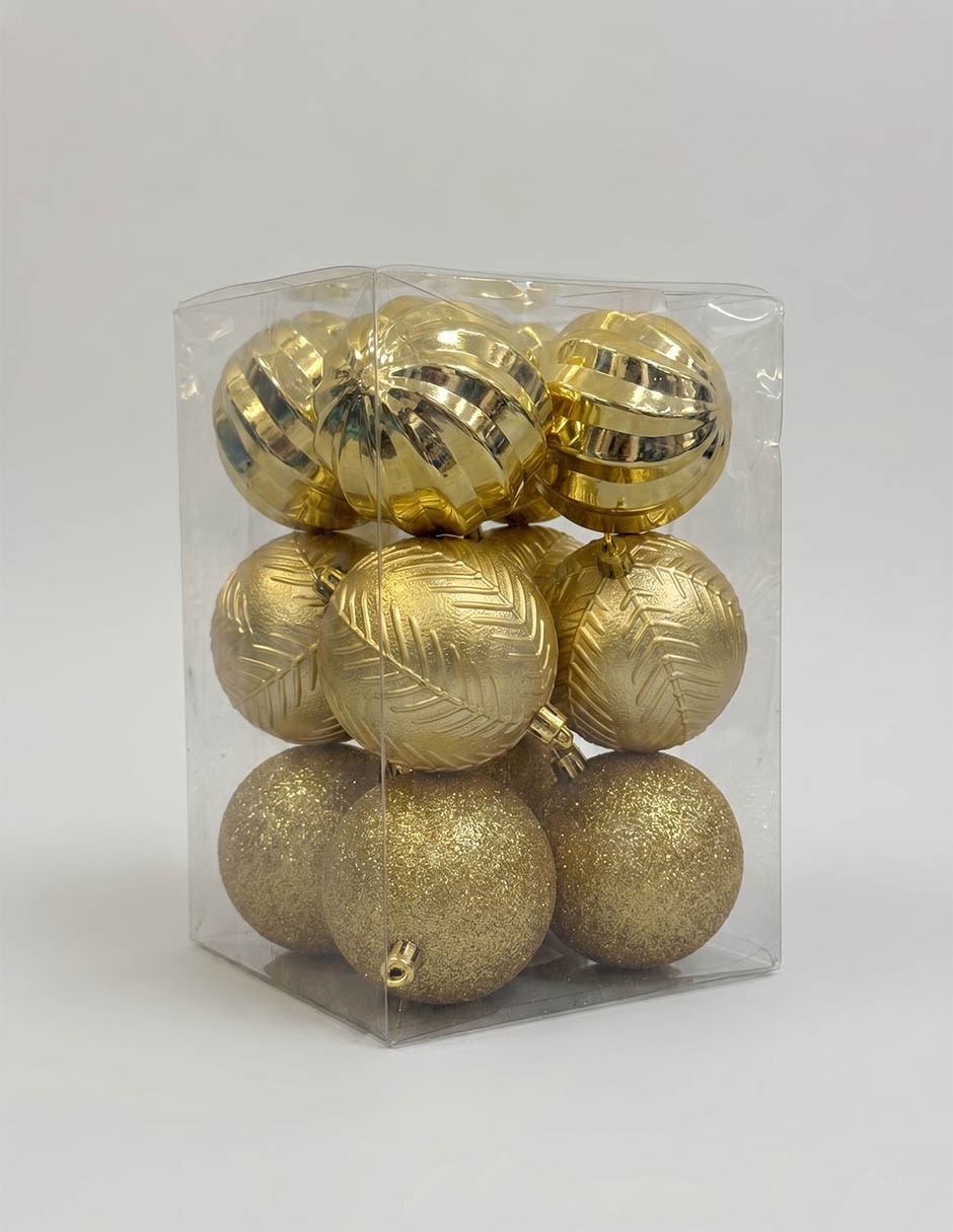 Set de esferas Navideñas con 12 piezas 1
