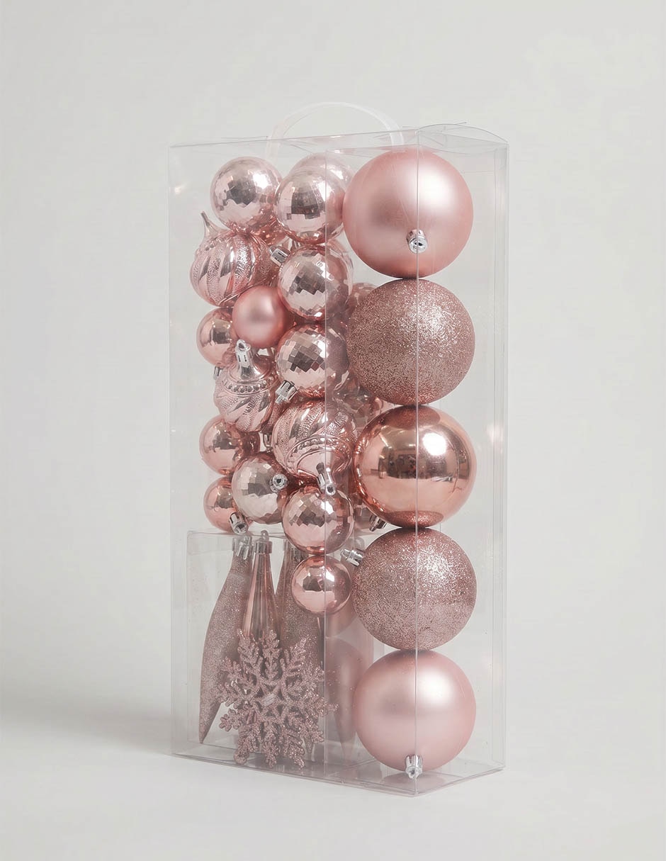 Set de esfera navideña con 47 piezas 3