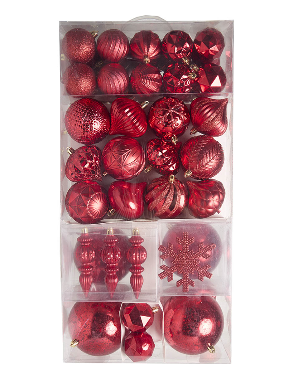 Set esfera navideña con 75 piezas 1