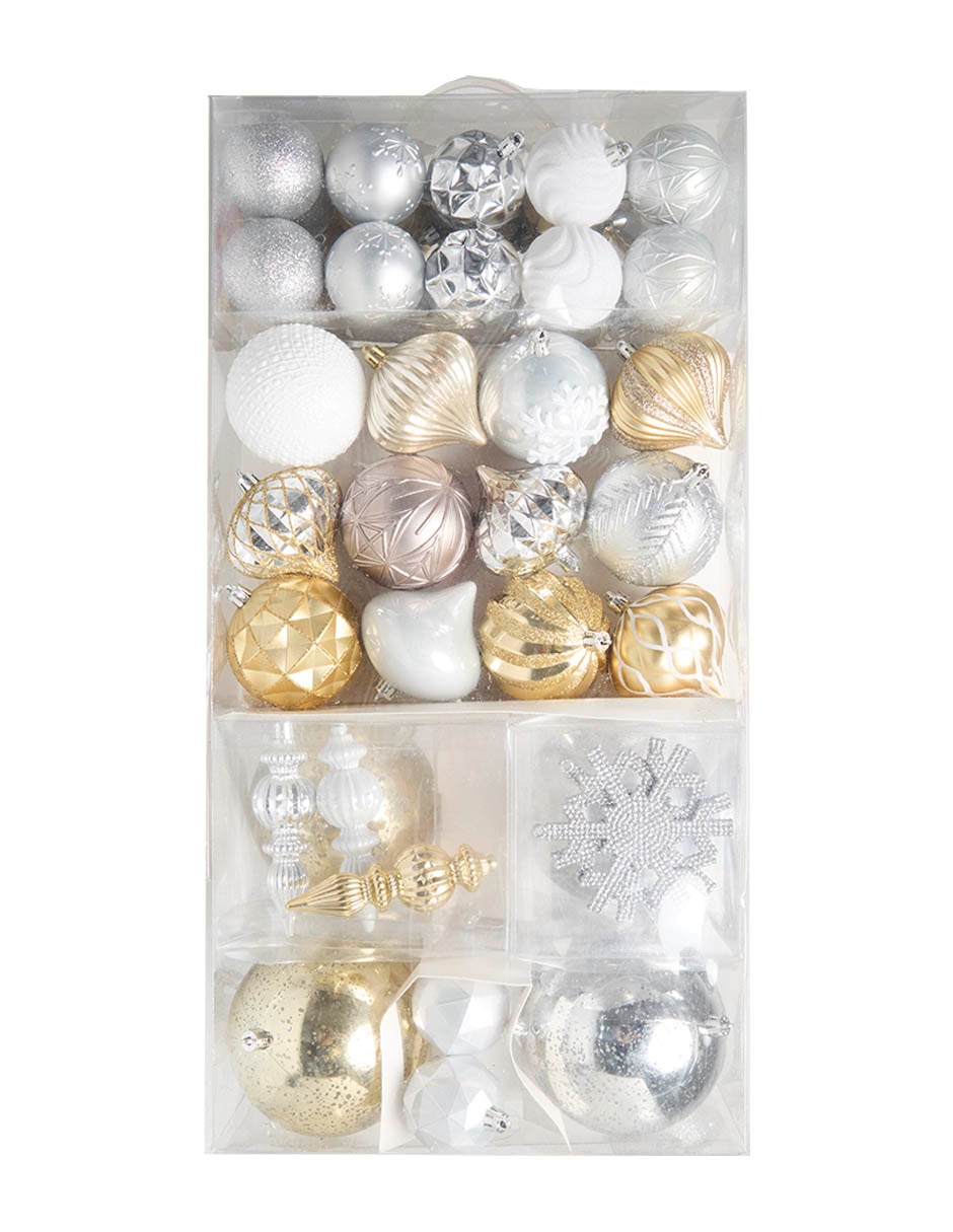Set esfera navideña con 75 piezas 1