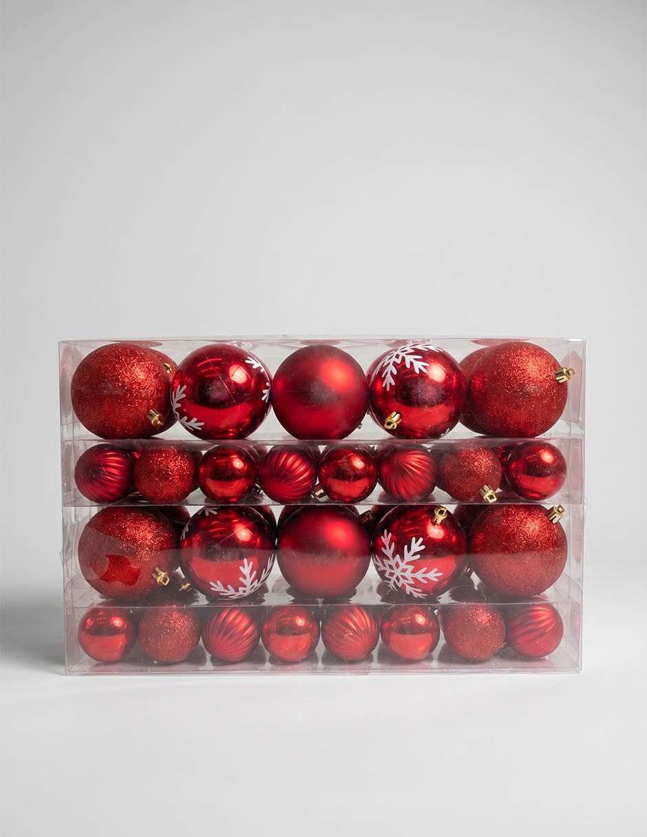 Set esfera navideña con 80 piezas 1