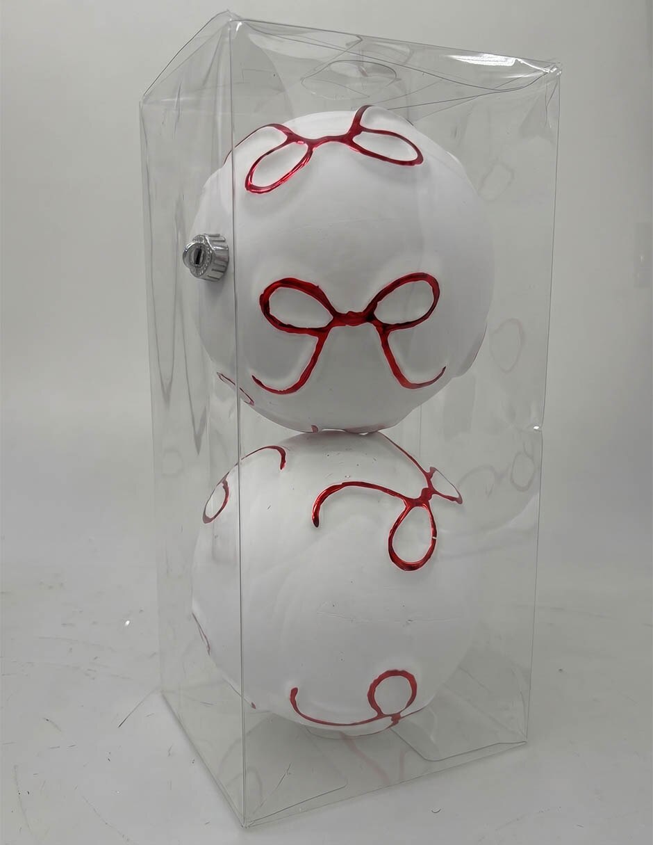 Set esfera navideña con 2 piezas