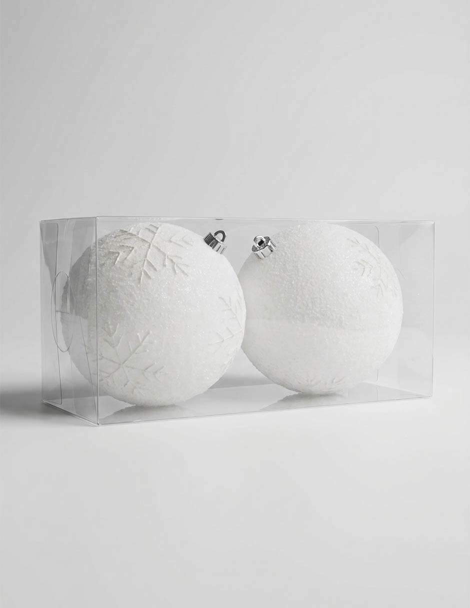 Set de esfera navideña con 2 piezas 1