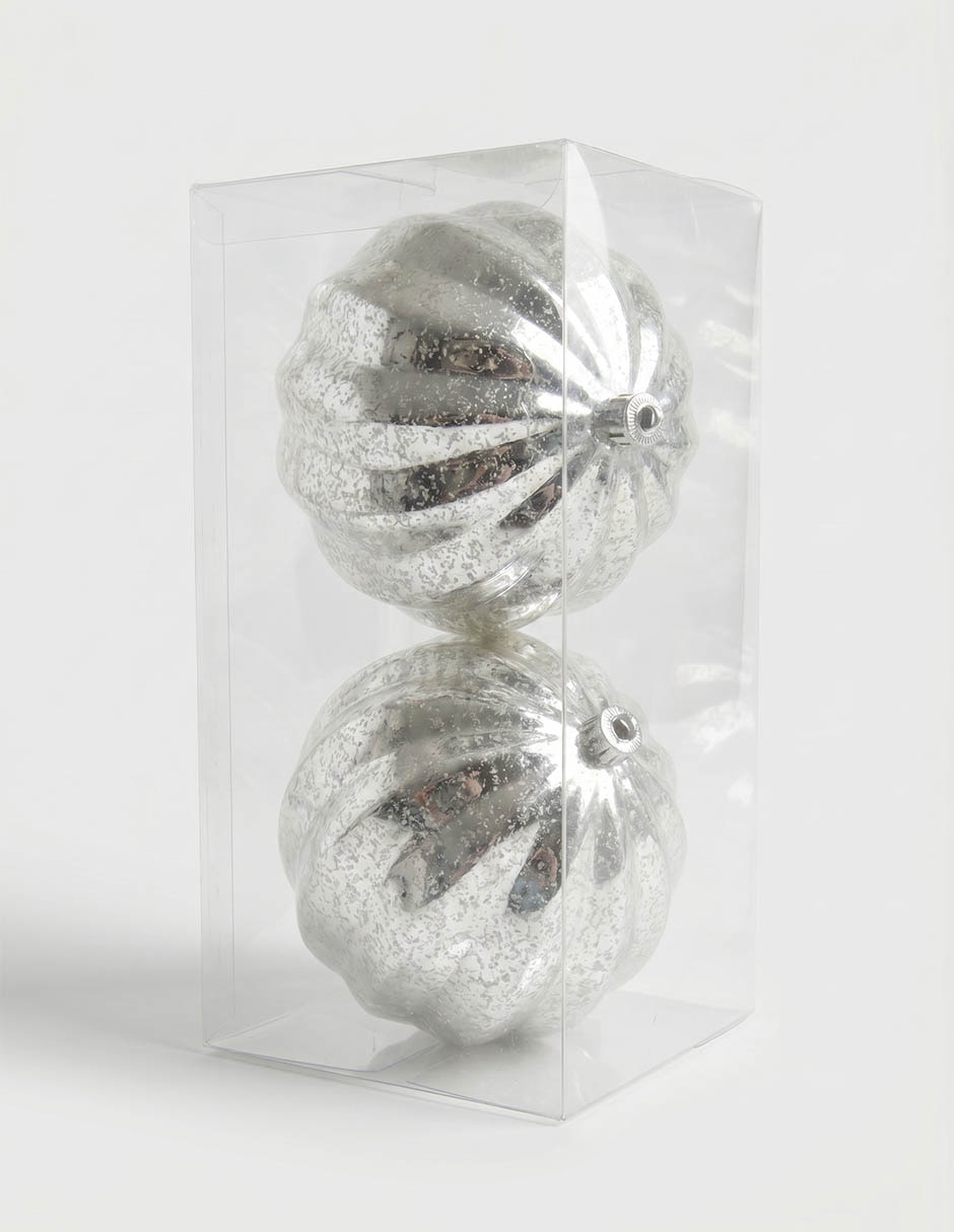 Set de esfera navideña con 2 piezas 1
