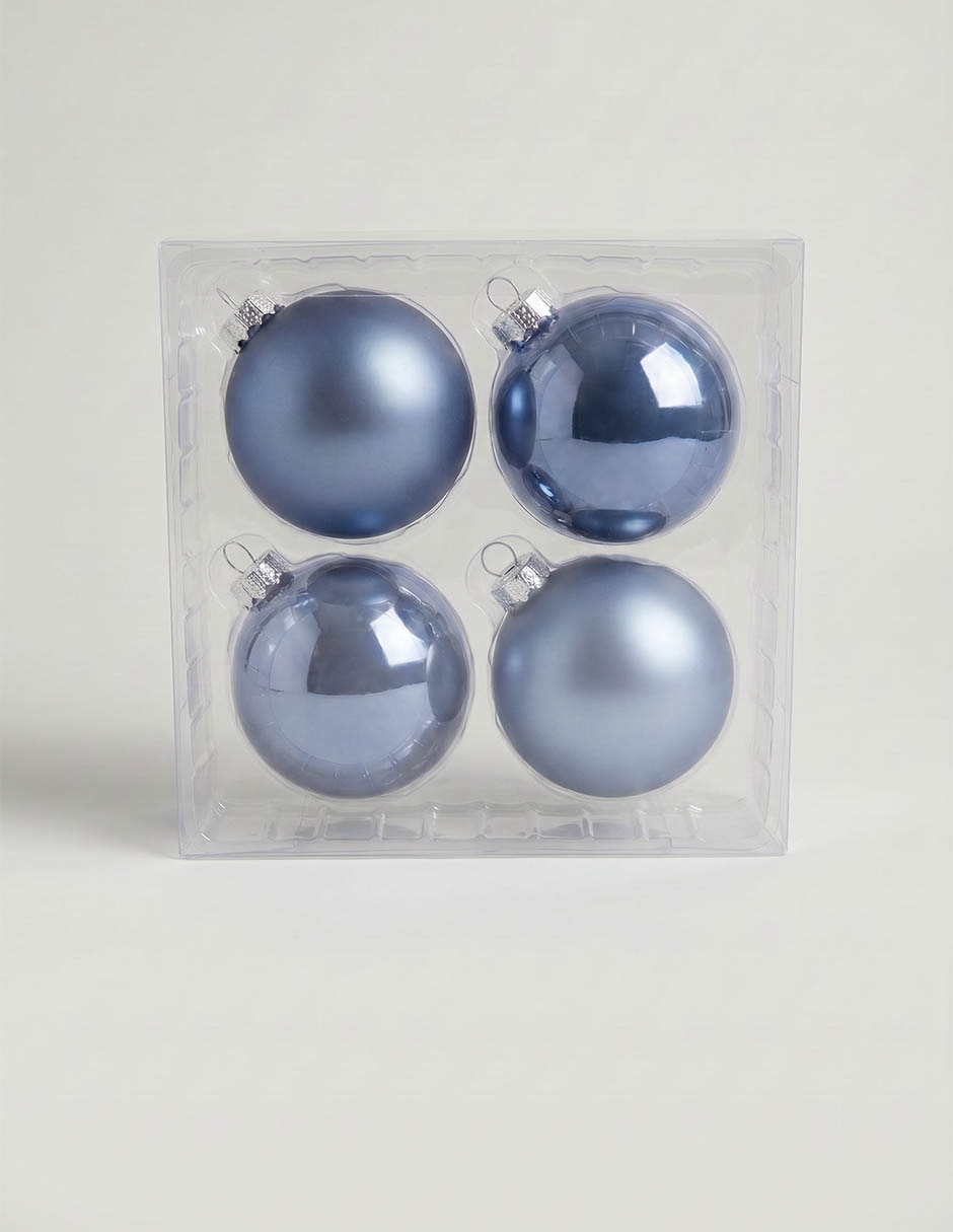 Set esfera navideña con 4 piezas 3