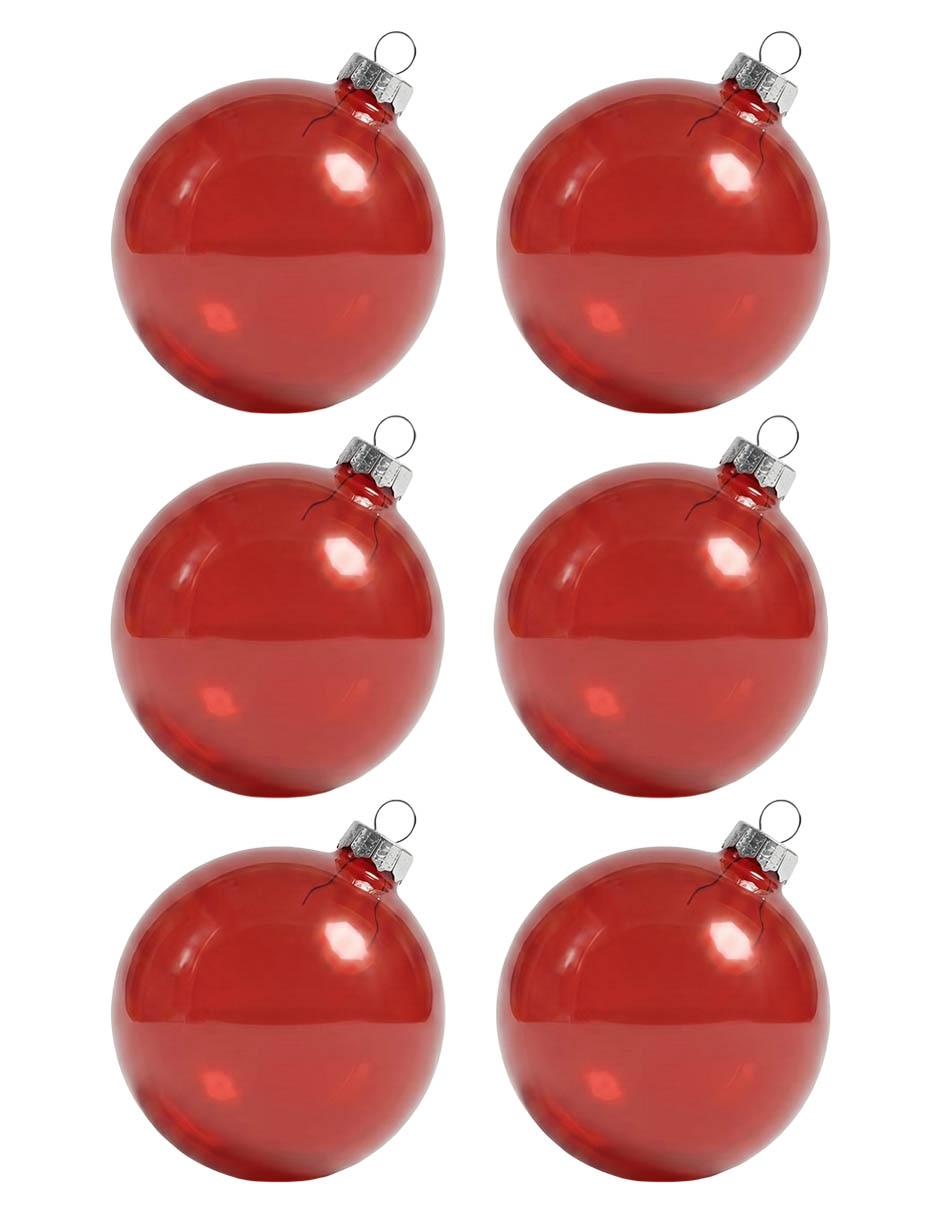 Set de esferas navideñas con 6 piezas 1