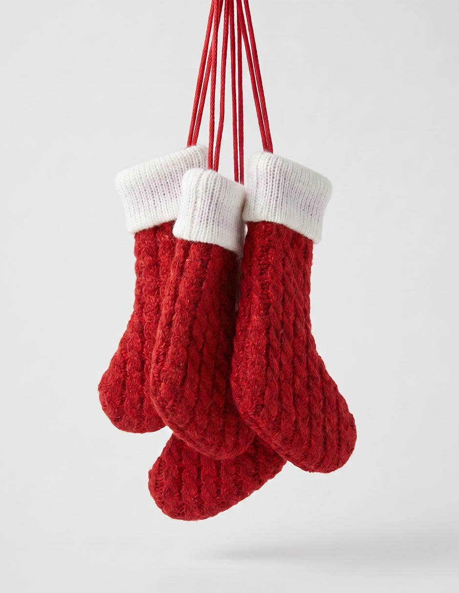 Set de ornamentos navideños bota 3