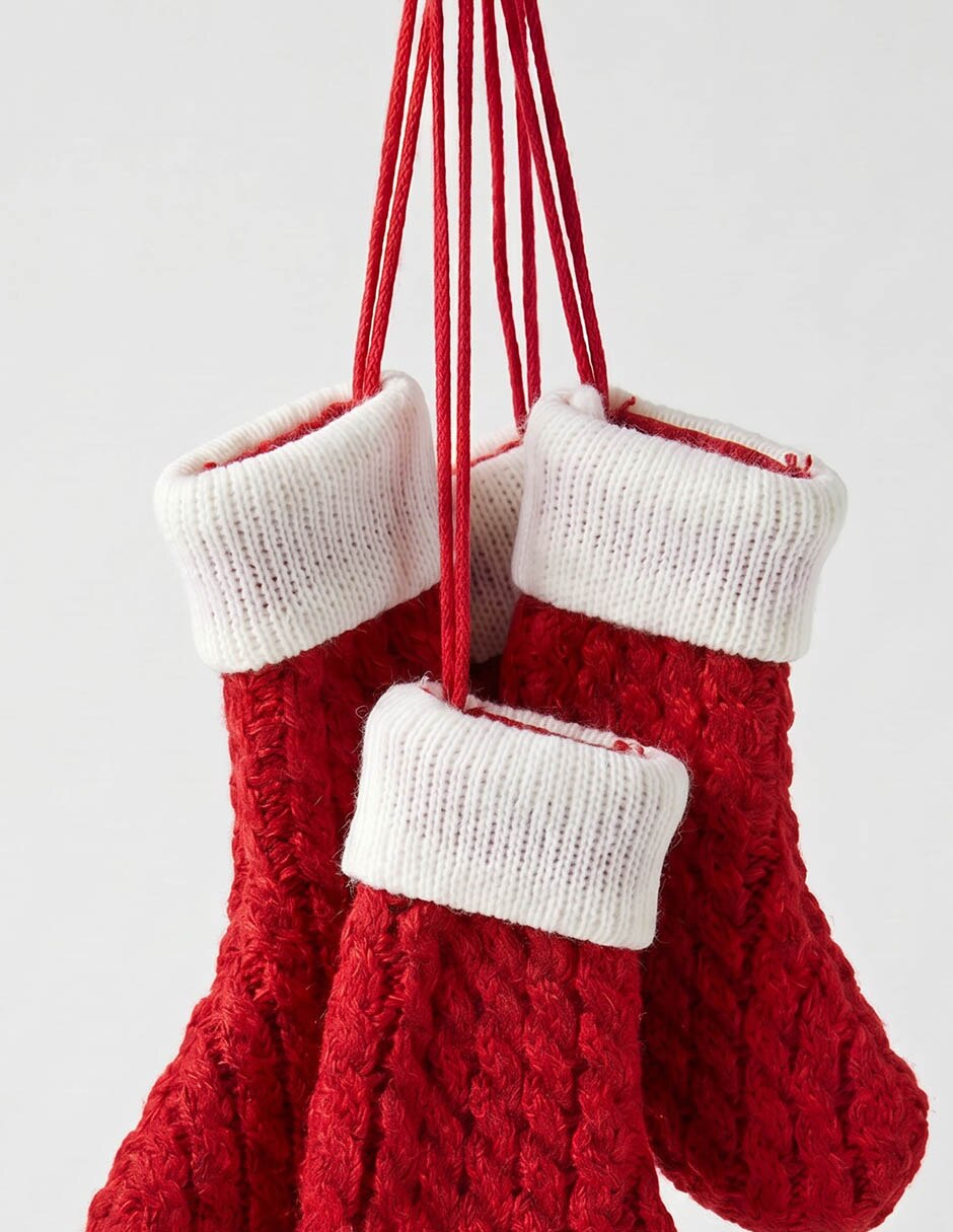 Set de ornamentos navideños bota 2