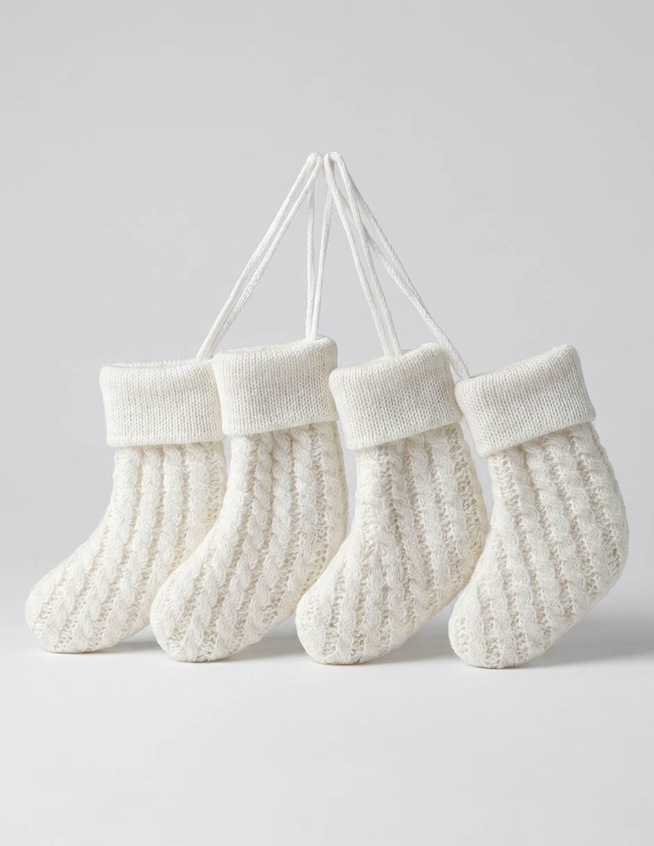 Set de ornamentos navideños bota Set de ornamentos navideños bota
