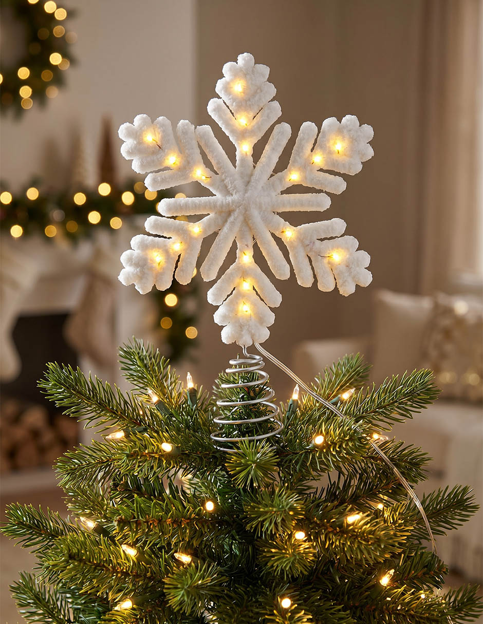 Punta de árbol navideño