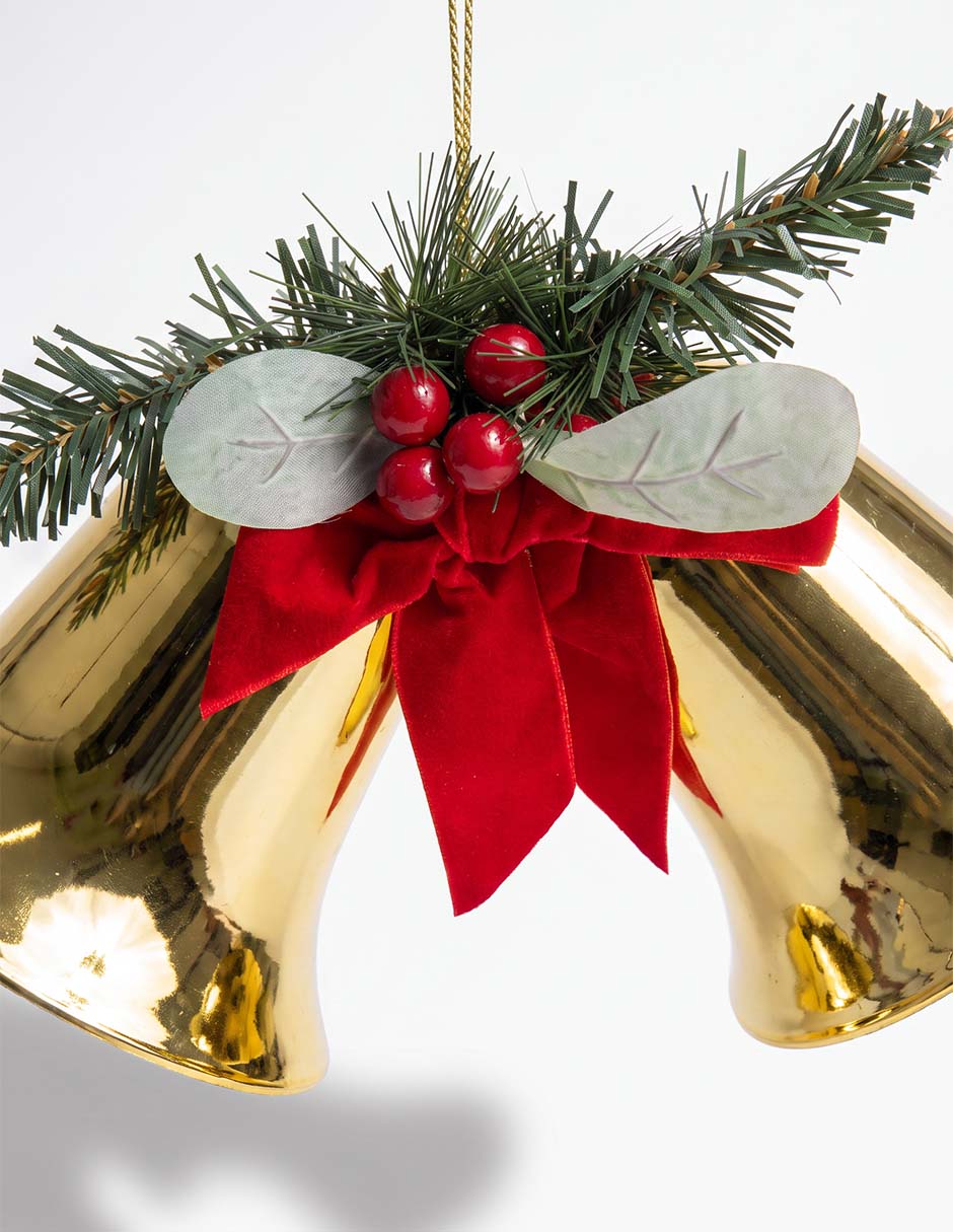 Ornamento navideño campanas 4