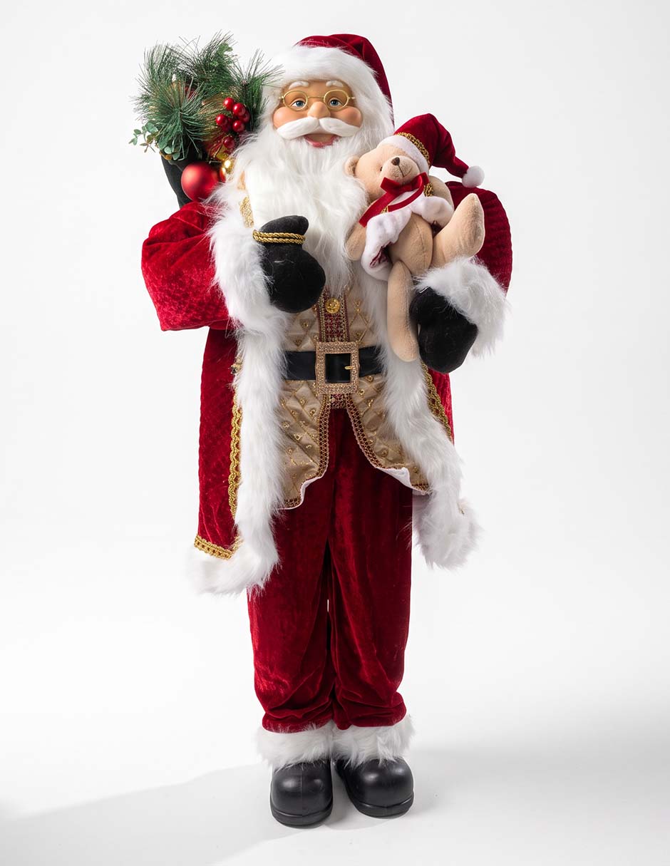 Figura decorativa navideña de santa claus Figura decorativa navideña de santa claus