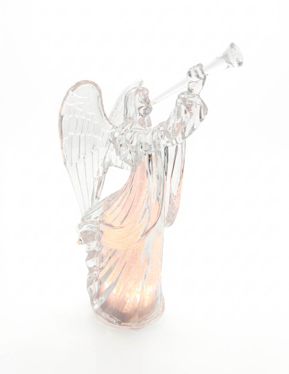 Acrilico navideño de ángel 5