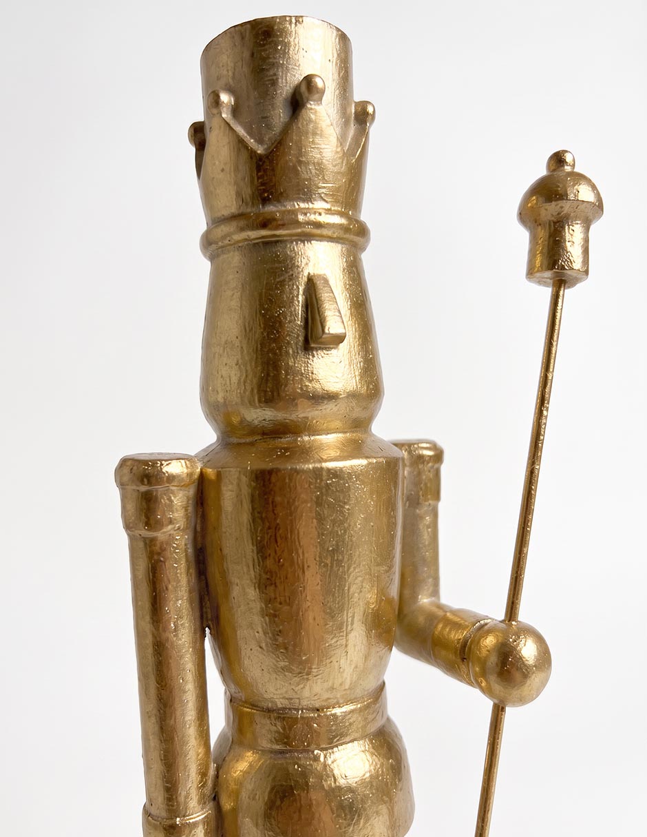 Figura decorativa navideña de cascanueces 2
