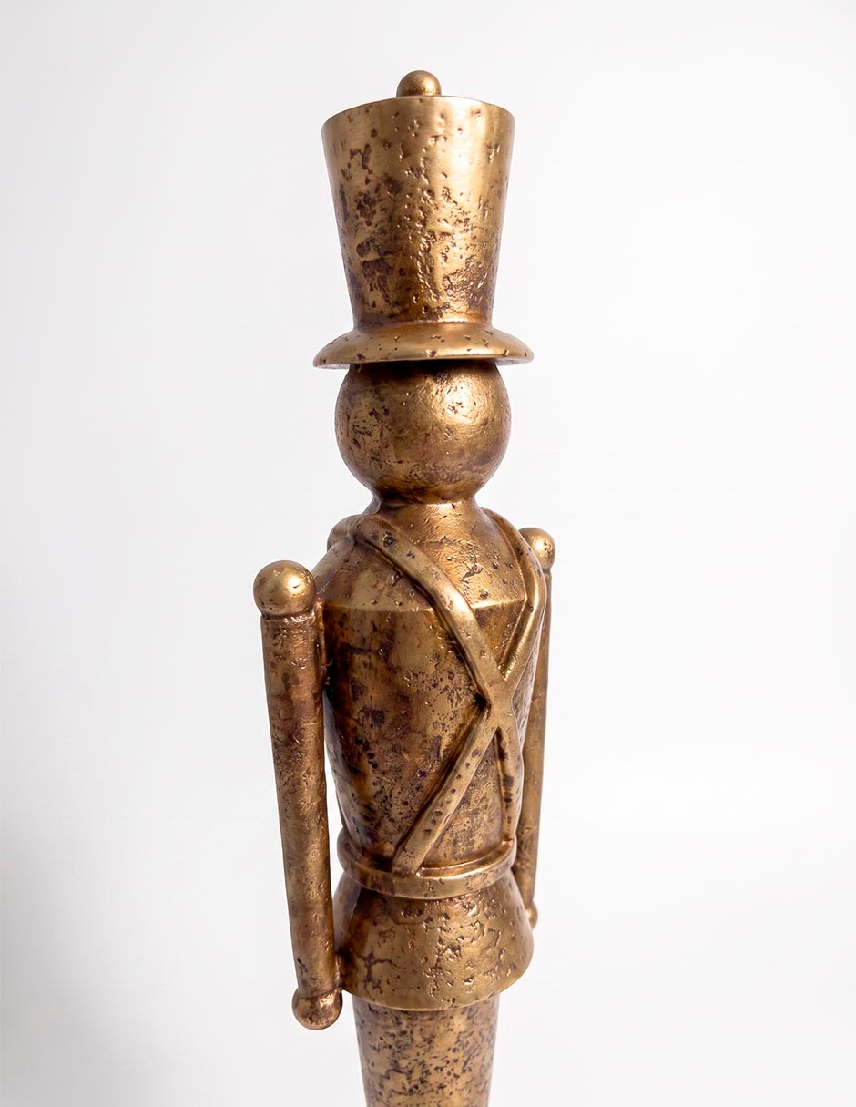Figura decorativa soldado de resina 2