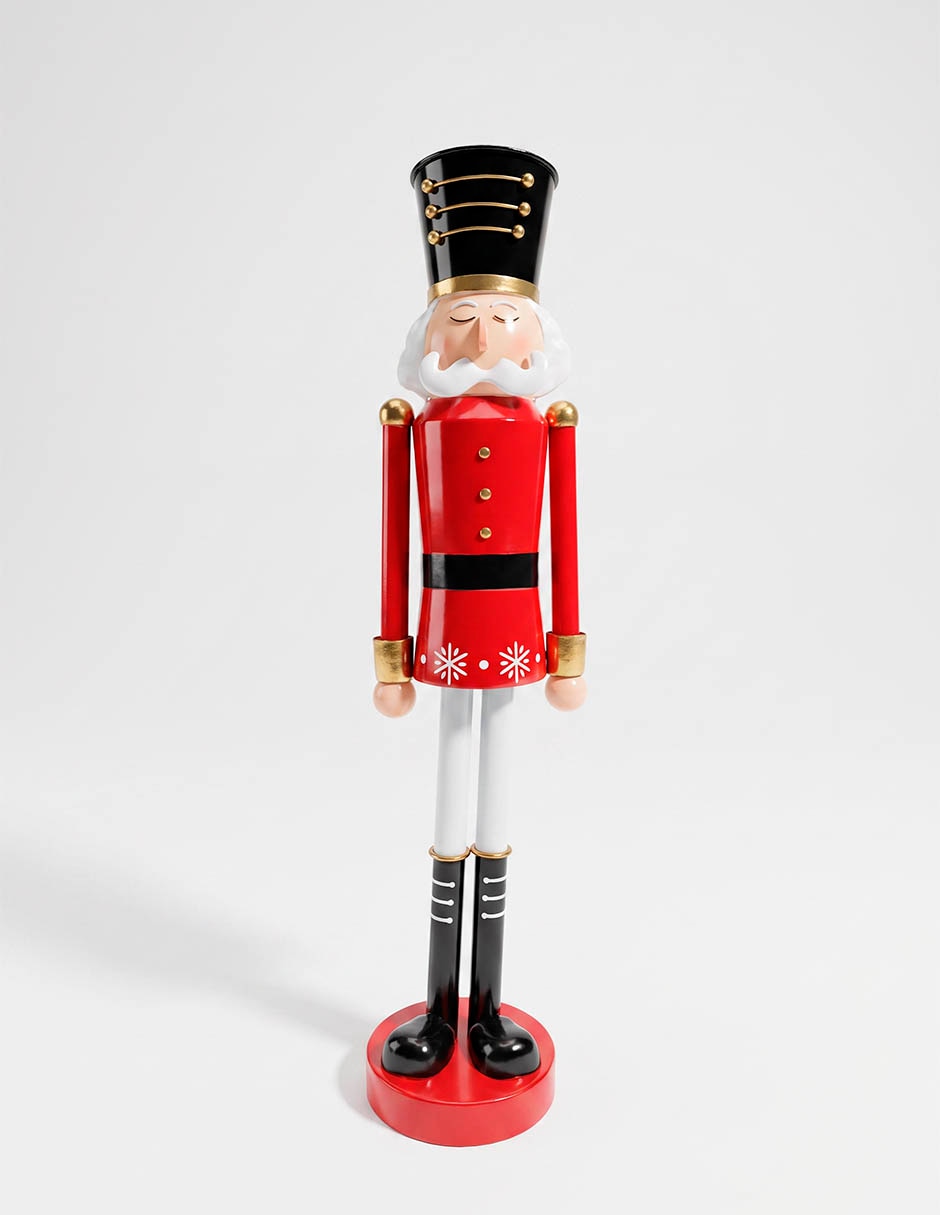 Figura decorativa navideña de metal